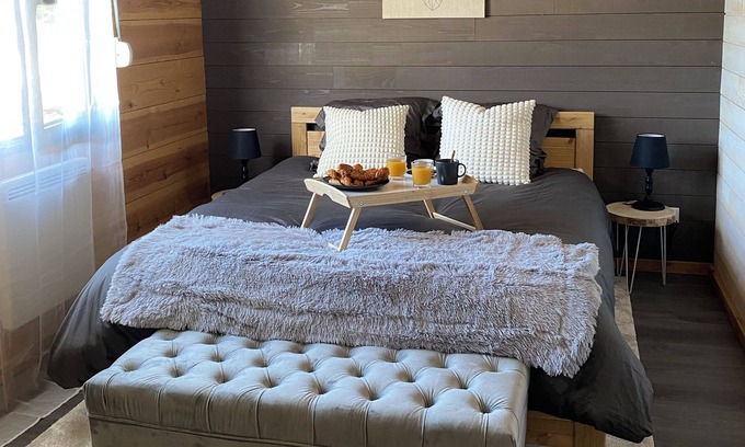 Cambrai Ski Chalet | Cozy Retreat at Le Chalet de L'abbé with Spa & Hot Tub