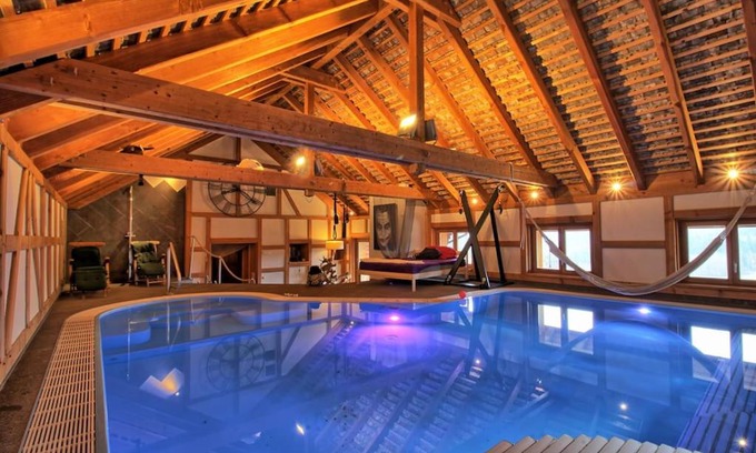 Le Hohwald Ski Chalet | Relax at Le Chalet du Hohwald with Heated Indoor Pool