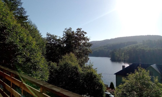 Treignac Ski Chalet | Relaxing Le Chalet du Lac: Pool & Ocean Views Await