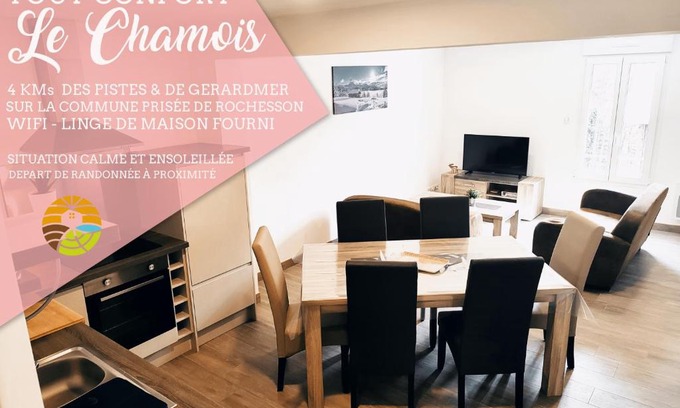 Rochesson Apartment | Discover LE CHAMOIS: Mountain Views Near Gérardmer