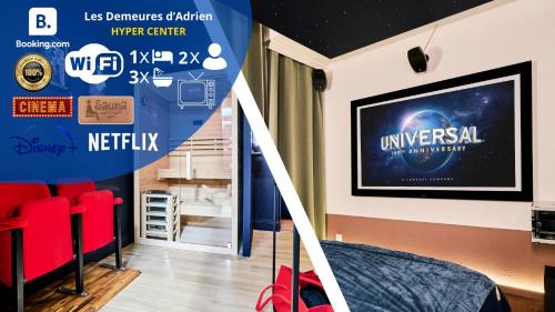 Armentieres Apartment | Le Cinema - Les Demeures d'Adrien