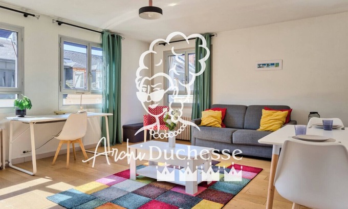 Quartier Vieux Marche-Cathedrale Apartment | Le Cléa, joli F2 au coeur de la ville de Rouen