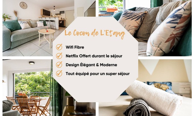 Saint-Paul Apartment | Discover Family-Friendly Comfort at Le Cocon de L'étang