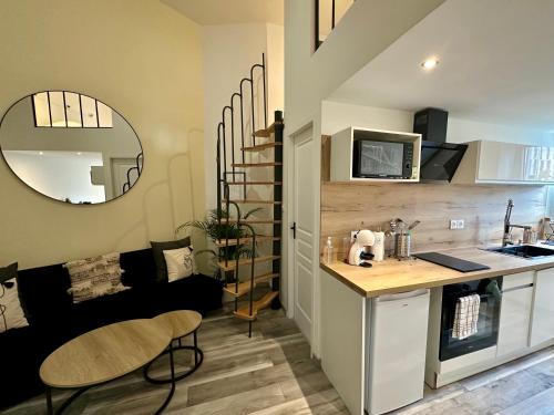 Secteur 1 Apartment | Cozy Studio Near Grenoble Station with Mezzanine & Amenities