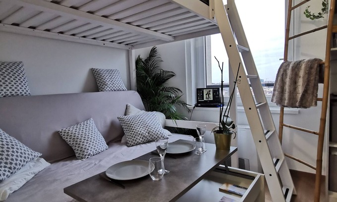 Strasbourg Apartment | Experience Le Cocon: Panoramic Views of Strasbourg
