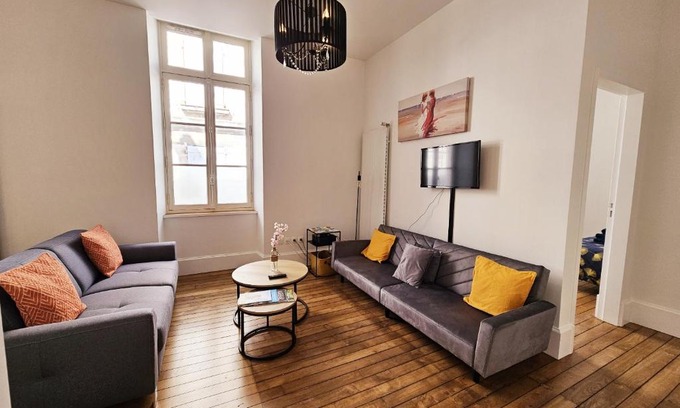 Angouleme Apartment | Relax at Le coeur d'Angoulême: Family-Friendly Retreat
