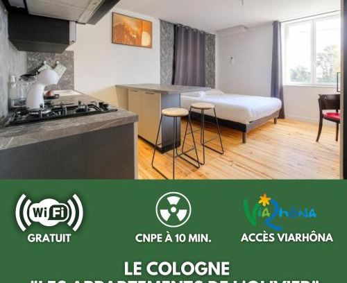 Loyettes Apartment | Discover Le Cologne - Stylish Apartments with Restaurant