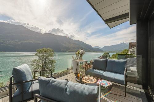 Bredannaz Apartment | Experience Les Eaux Cristallines de Bredannaz with Lake Views