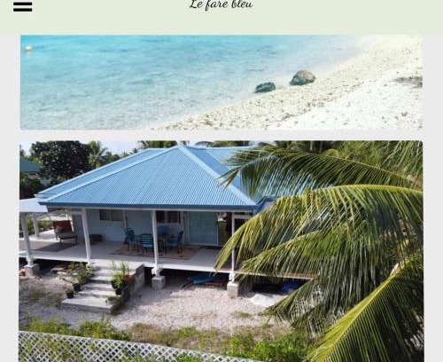 Rangiroa House | Unwind at LE FARE BLEU Tiputa Rangiroa with Ocean Views