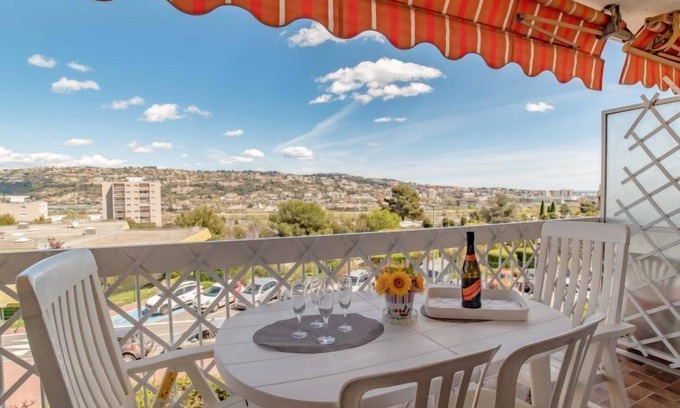Saint-Laurent-du-Var Apartment | Oceanfront Escape at Le Giono by Interhome - 9/10 Rated