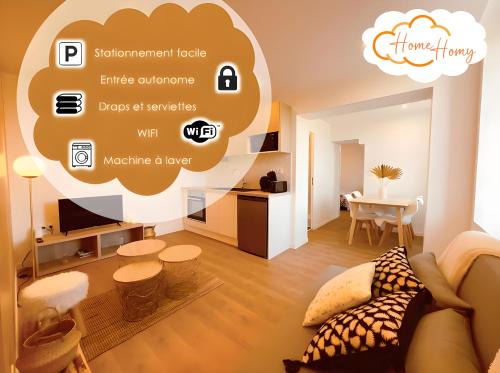 Montlucon Apartment | Pet-Friendly Retreat at Le Golden Garden - Rated 9.1/10
