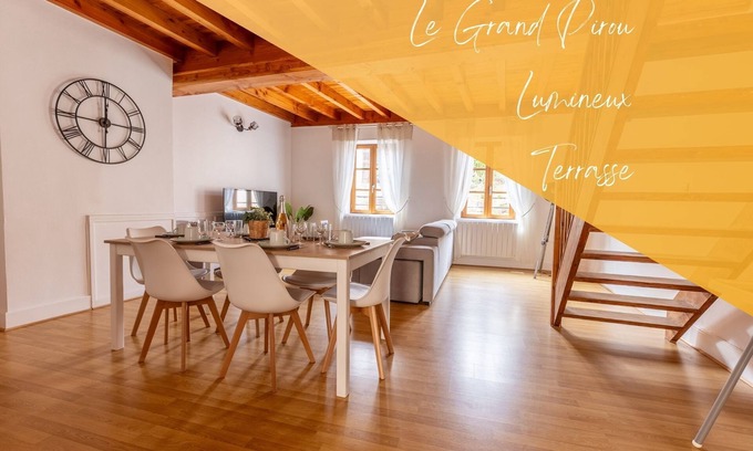 Thiers Apartment | Discover Le Grand Pirou: Family-Friendly Retreat in Auvergne