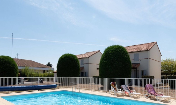 Pornic Apartment | Tranquil Apartment with Pool, Spa & Family-Friendly Perks