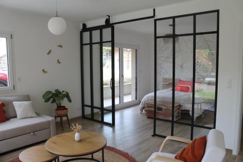 Wingersheim les Quatre Bans Apartment | Welcoming Le jardin de Clémentine: 9.4/10, Family-Friendly Stay