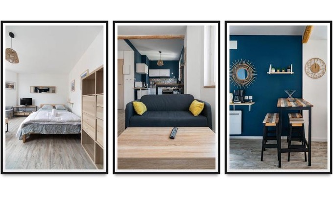 Quartier de France Apartment | Cozy Studio Near the Water - Guest Rated 8.9/10