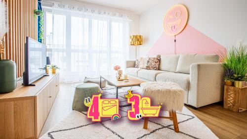 Troyes Apartment | Le Joyeux - Ideal for Groups with Free Parking & 9.5 Rating