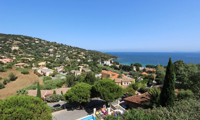 Le Lavandou Villa | Ocean View Retreat with Heated Pool Near Le Lavandou