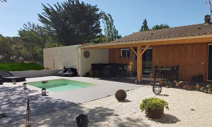 Malves-en-Minervois House | Relax at Le Loft: Pool, Spa & Billiards in Pine Forest