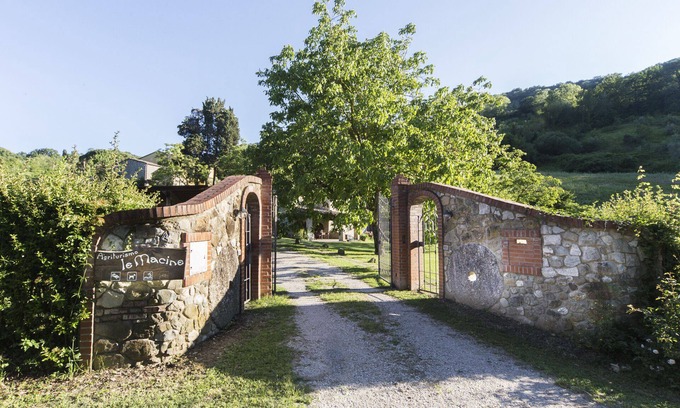 Volterra House | Discover Le Macine: Ancient Watermill with Pool & Spa