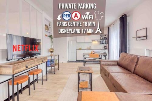 Noisy-le-Grand Apartment | Experience Le Marvel: Your Oasis Near Disney & Paris