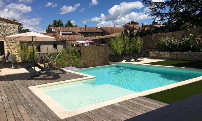 Barjac Bed & Breakfast | Oceanfront Retreat at Le Mas des Auges with Pool Access