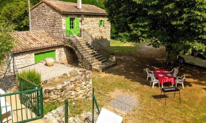 Saint-Genest-de-Bauzon House | Experience Le Moulin by Interhome: Pool & Spa Retreat