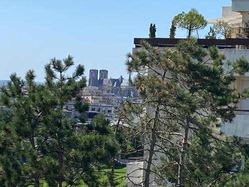 Reims Apartment | Enchanting Le Mun - 60m² with Views, Wifi & Parking
