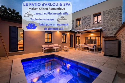 Fabrezan Villa | Tranquil Le Patio d'Arlou & Spa with Oceanfront Amenities