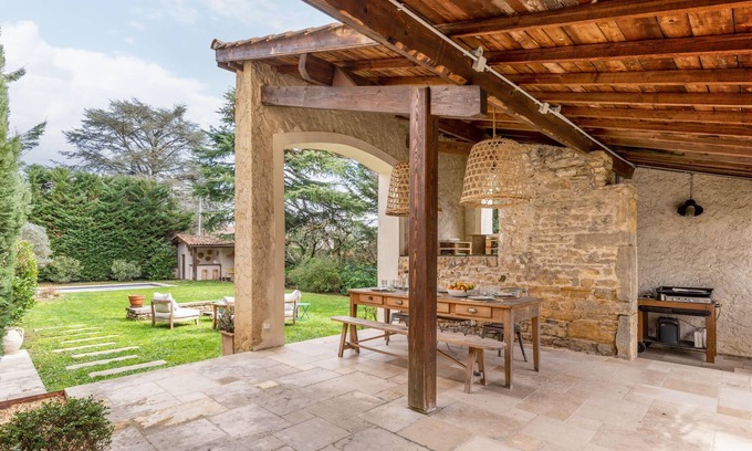 Charlier - Valvert Villa | Exquisite Le Patio Villa with Pool and Family Amenities