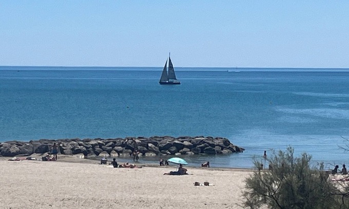 Palavas-les-Flots Apartment | Le petit Albatros 3* : Sea view-Parking-Clim