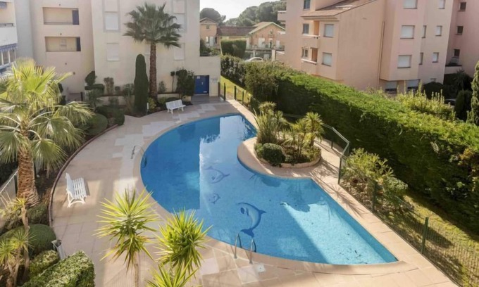 Boulouris-sur-Mer Apartment | Oceanfront Escape at Le Promethée by Interhome