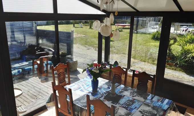 Saint-Lunaire Villa | Stunning Le Relais Bleu: Spa, Pool & Steps to the Beach