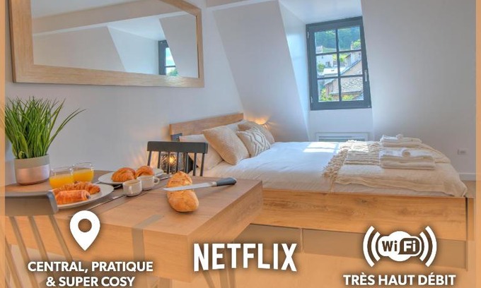 La Vabre Apartment | Comfortable Le Rustique: Family-Friendly with Netflix & Wi-Fi