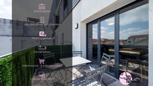 Toulouse South-East Apartment | Prime Location Getaway: Le Saint Exupéry with Balcony