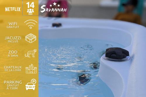 Saint-Aignan House | Indulgent Escape at Le Savannah - Jacuzzi, Near Zoo de Beauval