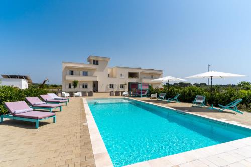 Galatone Apartment | Elegant Le Scuderie 5: Poolside Retreat with High Ratings
