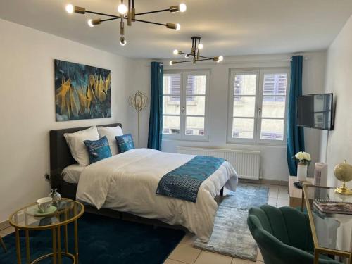 Montbeliard Apartment | Child-Friendly Le Studio Cité des Princes in Hyper Centre