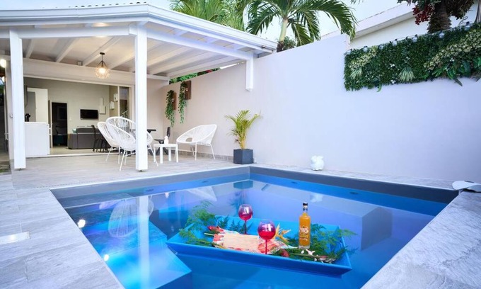 Petit Bourg Apartment | Discover Le Ti Bourgeois with a Pool and 9.4/10 Rating