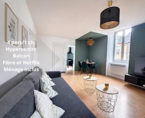 Bagneres-de-Bigorre Apartment | Discover Le Twenties: Family-Friendly Stay with Netflix