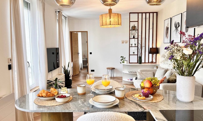 Bry-sur-Marne Apartment | Le Van Gogh Appart 3'RER - 11'Paris - 23'Disney
