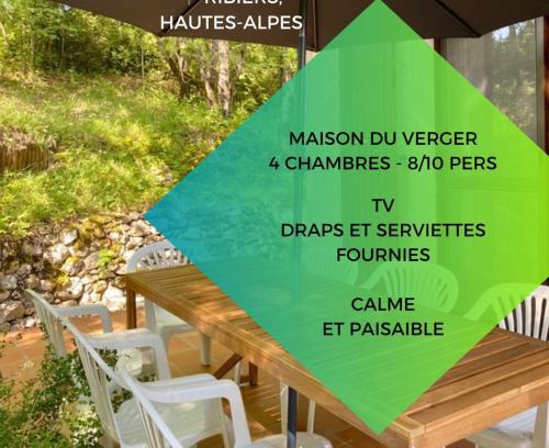 Val-Buech-Meouge House | Le Verger de Jouère à Ribiers - Paisible - 10 personnes