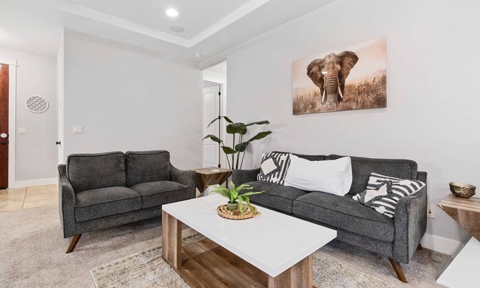 Meridian House | Spacious Custom Retreat Near Village with Doggie Door