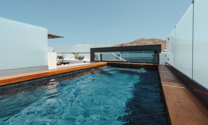 Naxos Town House | Indulge at Legato Spa Suites with Private Pool & Ocean View