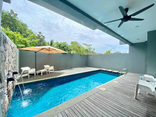 Pantai Tengah Villa | Elegant LeGrace Villa Langkawi with Private Pool & Ocean View