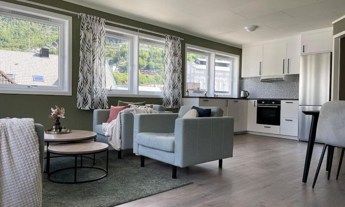 Odda Apartment | Cozy Apartment in the Heart of Odda - Family-Friendly Stay