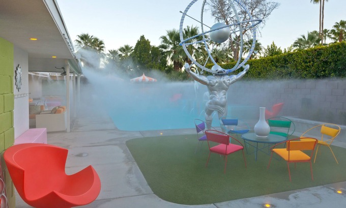 Vista Las Palmas House | Groovy Getaway at Leisureland Palm Springs with Pool & Spa