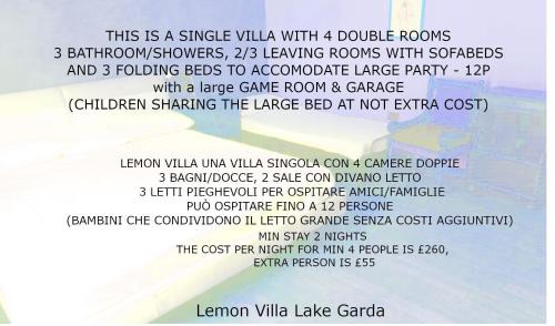 Castelnuovo del Garda Villa | Explore Lemon Villa Lake Garda: Pet-Friendly with Pool & Views