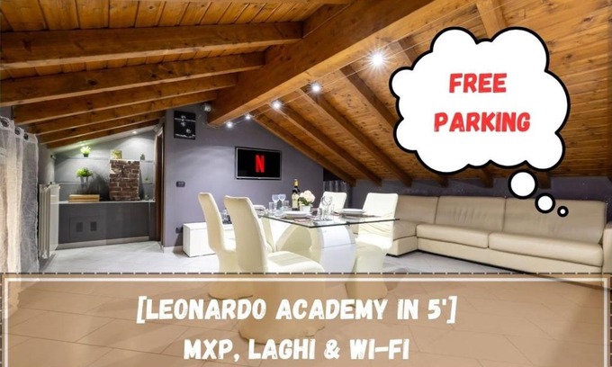 Sesto Calende Apartment | Convenient Stay at Leonardo Academy - Pet Friendly & Free Parking