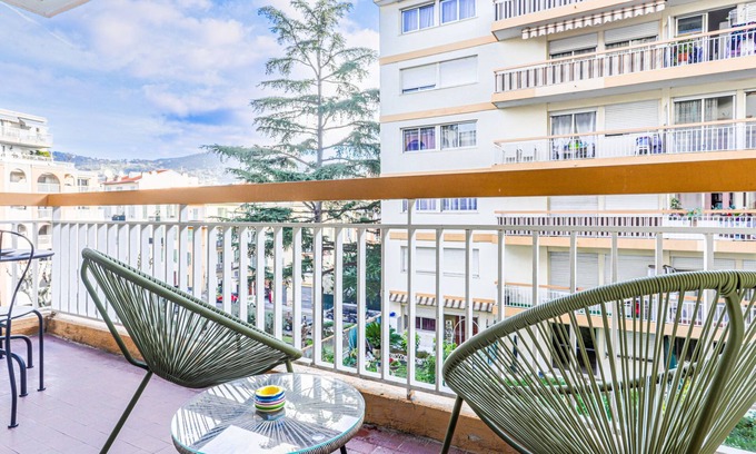 Cimiez Apartment | Oceanfront Retreat at Les Arènes de Cimiez by Interhome