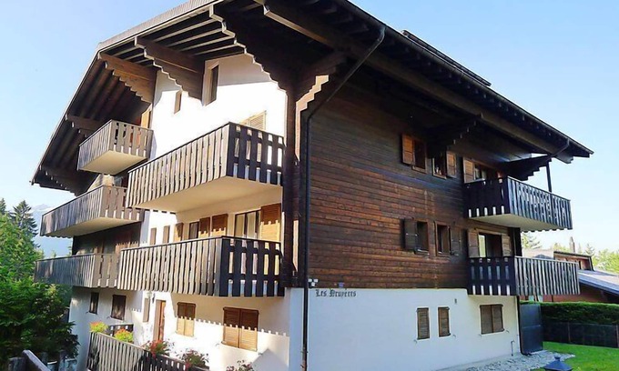 Villars-sur-Ollon Apartment | Experience Les Bruyères 25: Lake View & Spa Retreat